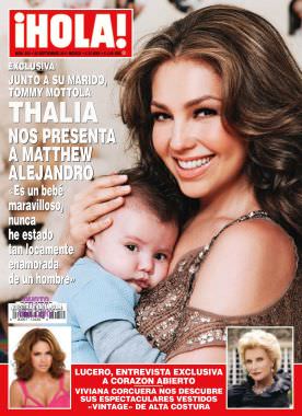 Thalia gives birth to a son 